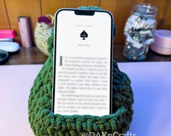 Mini Pouf | iPhone | Phone | BOOX Palma | E-Reader | Crochet| Bookish | Book Gifts | Booktok