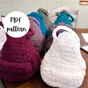 Pouf Crochet Pattern | pdf file