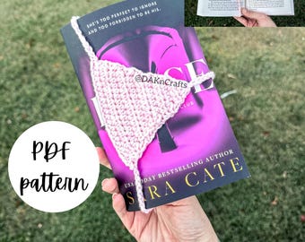Thong Bookmark Crochet Pattern | pdf file| Bookish | Book Gifts | Booktok