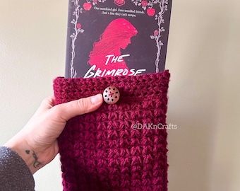 Crochet Book Sleeve| Bookish | Book Gifts | Booktok