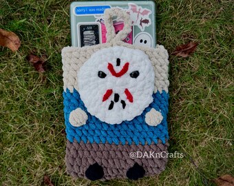 Slasher Jason E-Reader Sleeve | Crochet | Kindle | Custom Sizes| Bookish | Book Gifts | Booktok