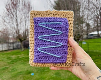 Pop Pastry E-Reader or Book Sleeve | Crochet | Kindle | BOOX Palma | Nook | iPad | Custom Sizes| Bookish | Book Gifts | Booktok