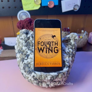 Mini Chicken Pouf | Crochet| Bookish | Book Gifts | Booktok