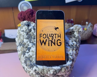 Mini Chicken Pouf | Crochet| Bookish | Book Gifts | Booktok