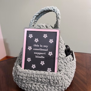 Pouf | E-Reader | Crochet | Kindle | BOOX Palma | Nook | iPad