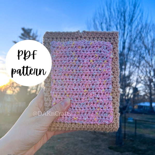 Pop Pastry Kindle Sleeve Crochet Pattern | pdf file