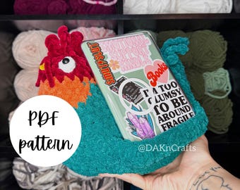 Hei Hei Pouf Crochet Pattern | pdf file| Bookish | Book Gifts | Booktok