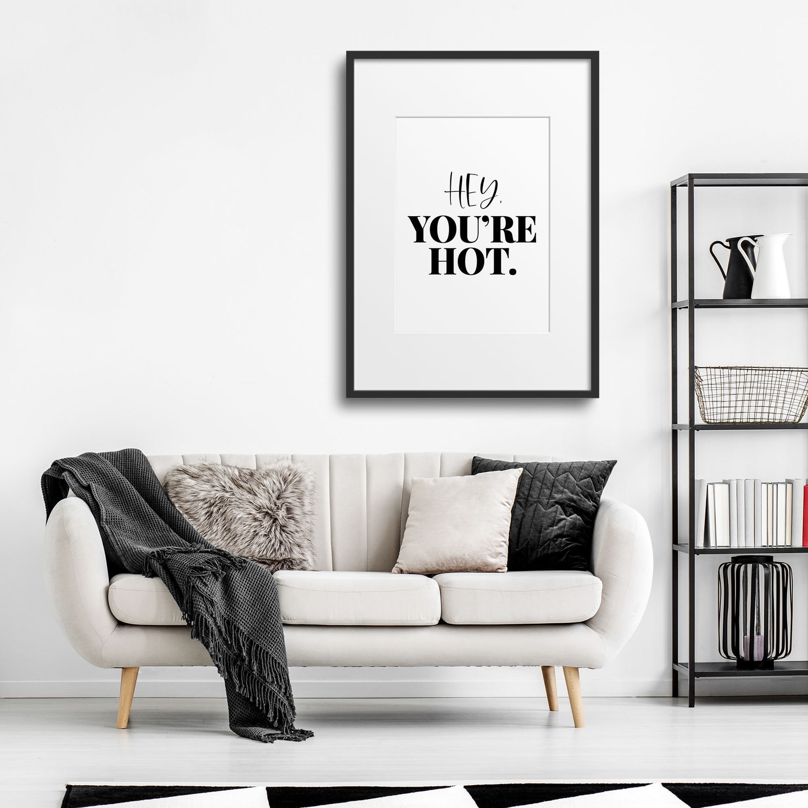 Printable Word Art Large Quote Wall Art Brainy Quote Black and Etsy