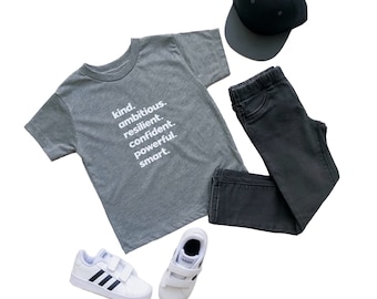 DAILY AFFIRMATIONS (toddler and youth tee)