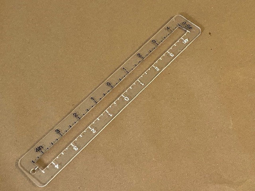 Acrylic Zipper Pocket / Overlay Template Etsy