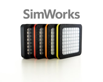 SimWorks iFlag V3 | Sim Racing LED Display for SimHub | Plug & Play USB-C Sim Rig Accessory