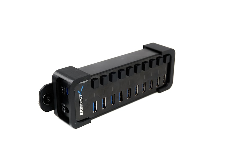 Simworks Sabrent USB Hub Mount Fits 7 10 16 Port Hubs 4040 simworks-sabrent-usb-hub-mount-fits-7-10-16-port-hubs-4040