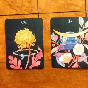 Lecture de tarot à 3 cartes, Tarot botanica