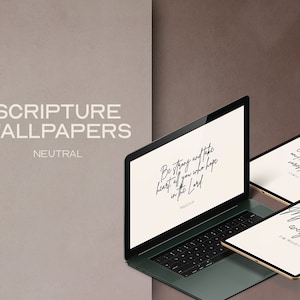 Tapety na pulpit Wiara i motywacja | Inspiracja, Cytaty biblijne, Pismo Święte, Tapeta na laptopa Biblia, Neutralny, Minimalistyczny, Afirmacja