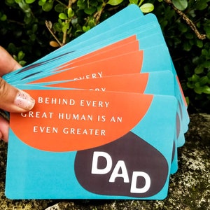 Cartões de Dia dos Pais | Baralho de cartas | Pai | Presente para o papai | Comemorando o papai