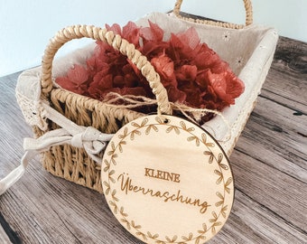 Holzschilder | Geschenkanhänger Geburtstag | Geschenkverpackung Holz | Anhänger Kleines Geschenk