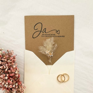 wedding card | greetings card | Kraft paper card | natural paper | sustainable cards