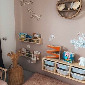 Schriftzug Holz Kinderzimmer Kinderzimmer Wanddeko Kinderzimmer Deko aus Holz Babyzimmer deko Holz Time to Play Bild 5