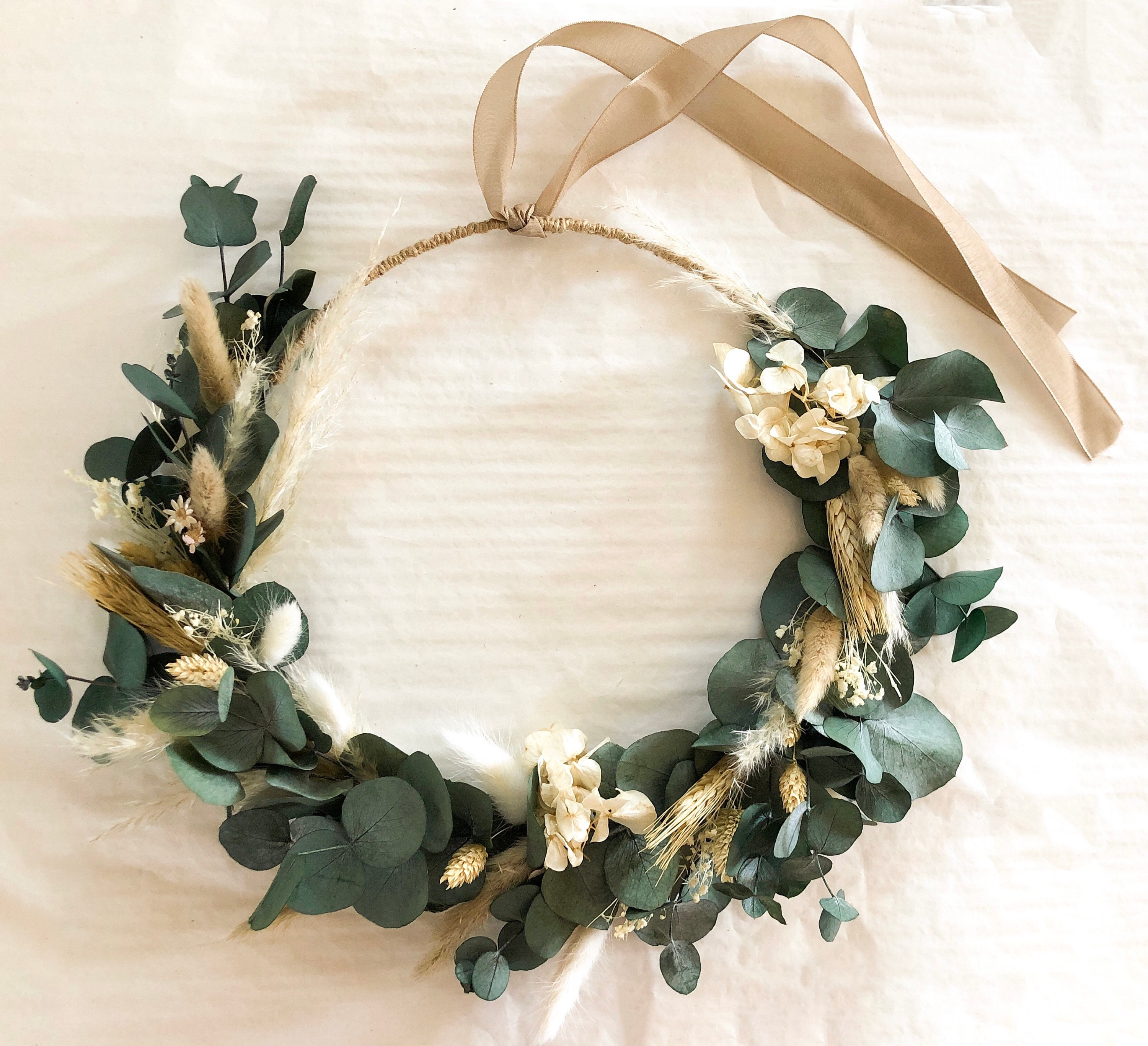 Eucalyptus door wreath | Wall decoration | Door wreath | Dry flower w…