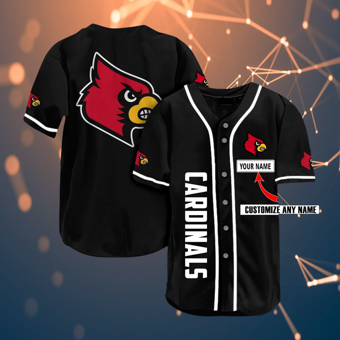 Louisville Cardinals Baseball Jersey personalisierte Namen Etsy