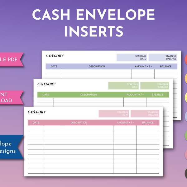 Dave Ramsey Cash Envelopes - Etsy