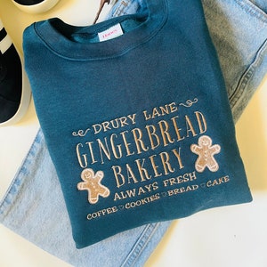Gingerbread Bakery Embroidered Crewneck