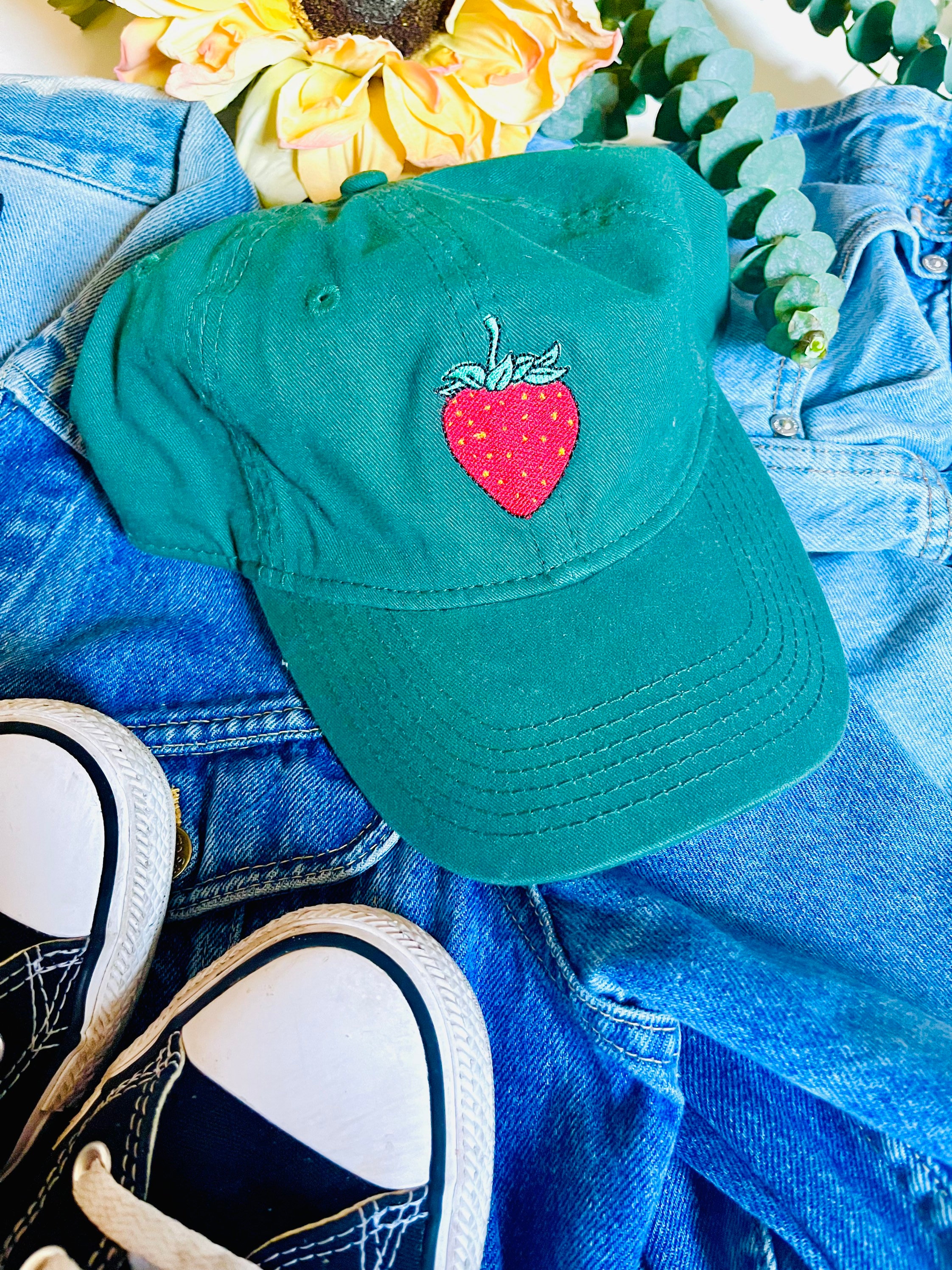 Strawberry outlet baseball cap