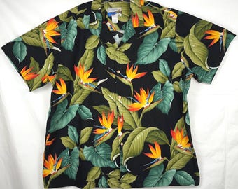 Hawaiian Shirt Waimea Casuals XXL Original Birds of Paradise Edition Shirt