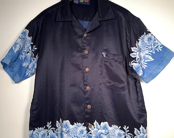 Island Shirt Roundy Bay Medium Button Down Short Sleeve Shirt