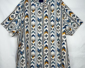 Tommy Bahama Herren 3XL Vintage Kurzarm Button Down Shirt