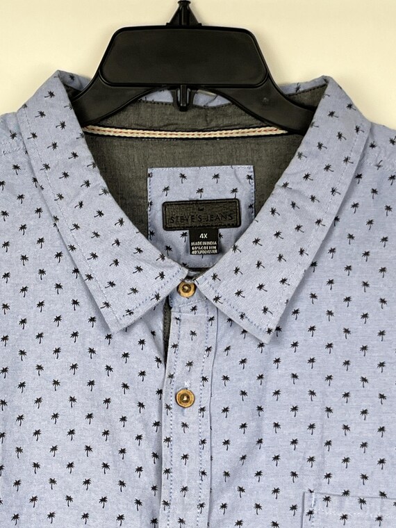 Hawaiian Shirt 4XL Mens Short Sleeve Button Down Shirt - Gem