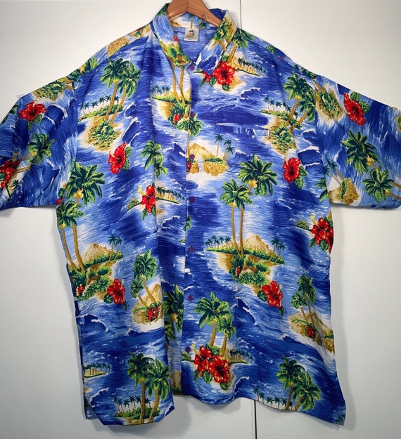 Hawaiian Shirt by Rima Beach Wear Vintage Size 3XL
