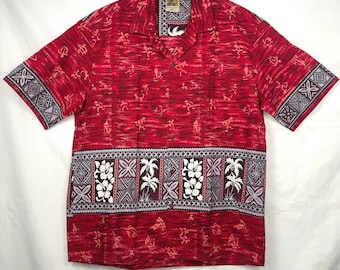 Koszula hawajska męska XXL, swobodna, zapinana na guziki, Winnie Fashions