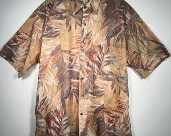 Hawaiian Shirt Norm Thompson Large By Tori Richards Escape From The Ordinary Made in U.S.A.