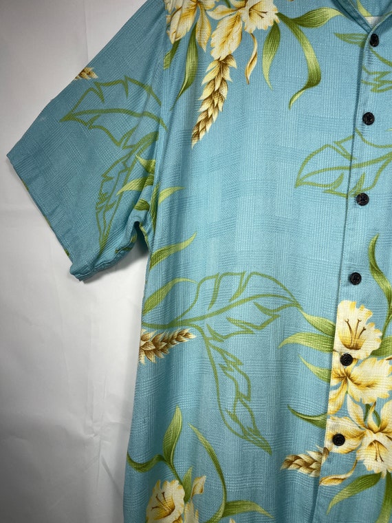Hawaiian Shirt Quicksilver Mens XL Button Down Cl… - image 2