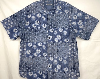 Tommy Bahama Vintage Mens XXL Button Down Short Sleeve Shirt Original