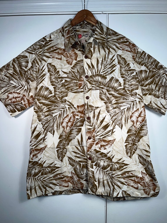 Hawaiian Shirt Hilo Hattie Mens Large Vintage Orig