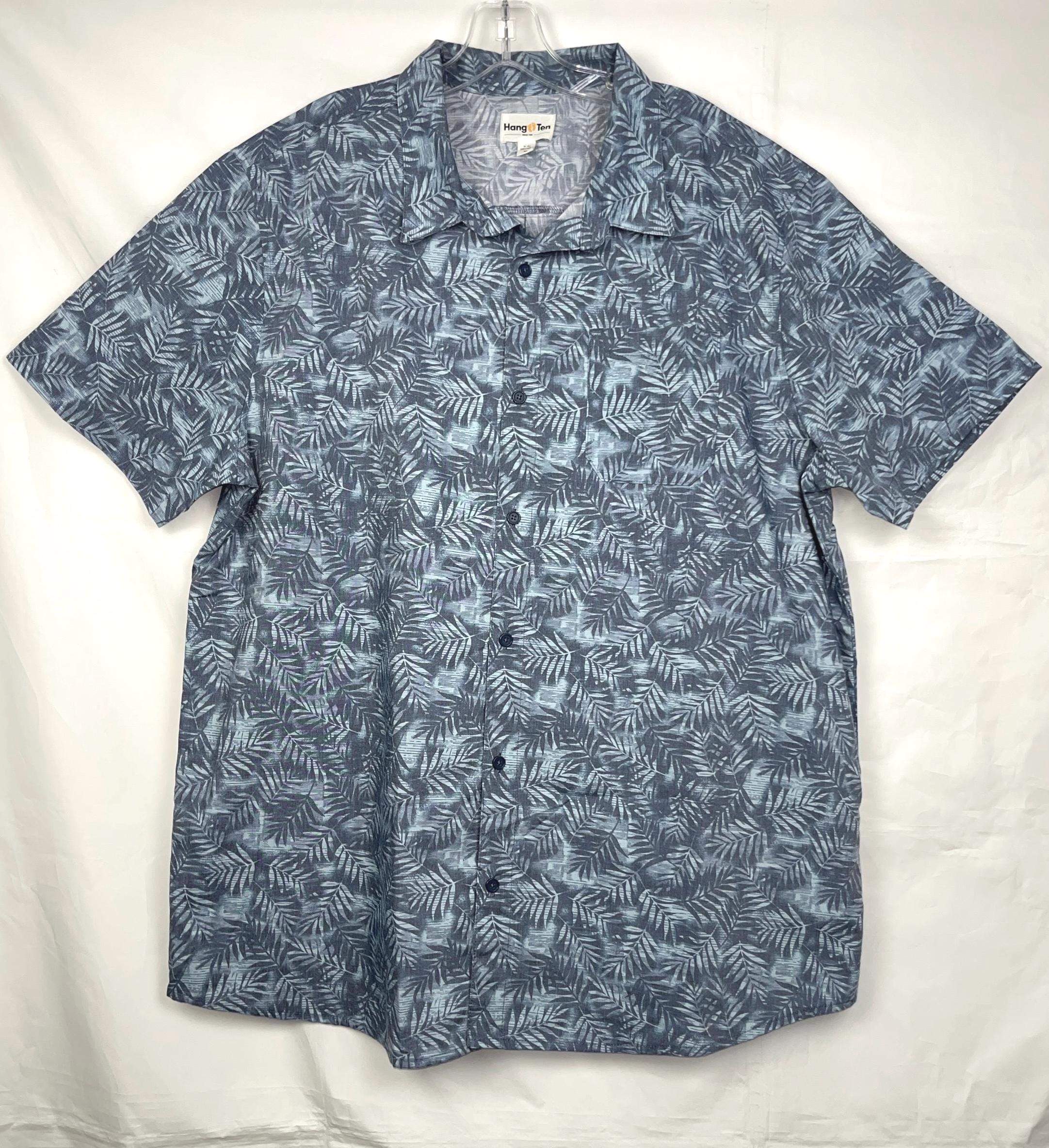 Chemise Hawaïenne Caribbean Joe Homme – Manches Courtes, Motif Floral, Taille M