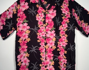 Hawaiian Shirt Classic Hangover Hawaii Size Medium Mens Button Down Short Sleeve