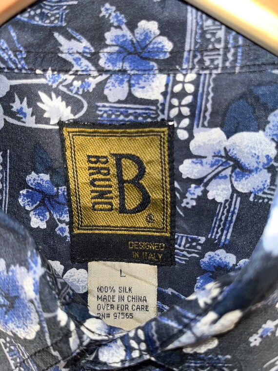 Hawaiian Shirt Lightweight Bruno Silk Hawaiian St… - image 3