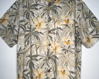 Hawaiian Shirt ME Sport Vintage Button Down 100% Rayon Shirt Medium