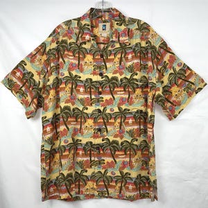 Hawaiian Shirt Kahala Short Sleeve Shirt Size Mens Large