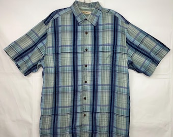 Vintage Tommy Bahama Medium Mens Button Down Short Sleeve Shirt