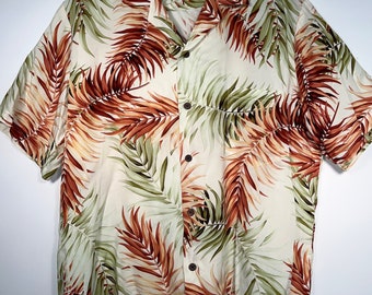 Hawaiian Shirt Bishop Street Short Sleeve Shirt Mens Large