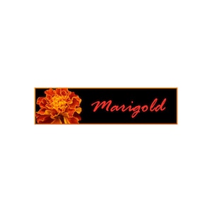 Marigold Bookmark (Text)