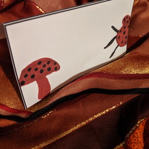 Carta coccinella/fungo