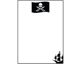 Pirate Stationery