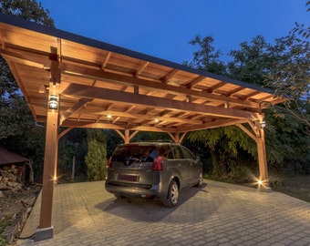 Elegant Timber frame Carport Plans
