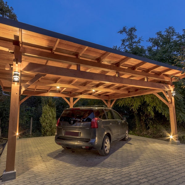 Elegant Timber frame Carport Plans