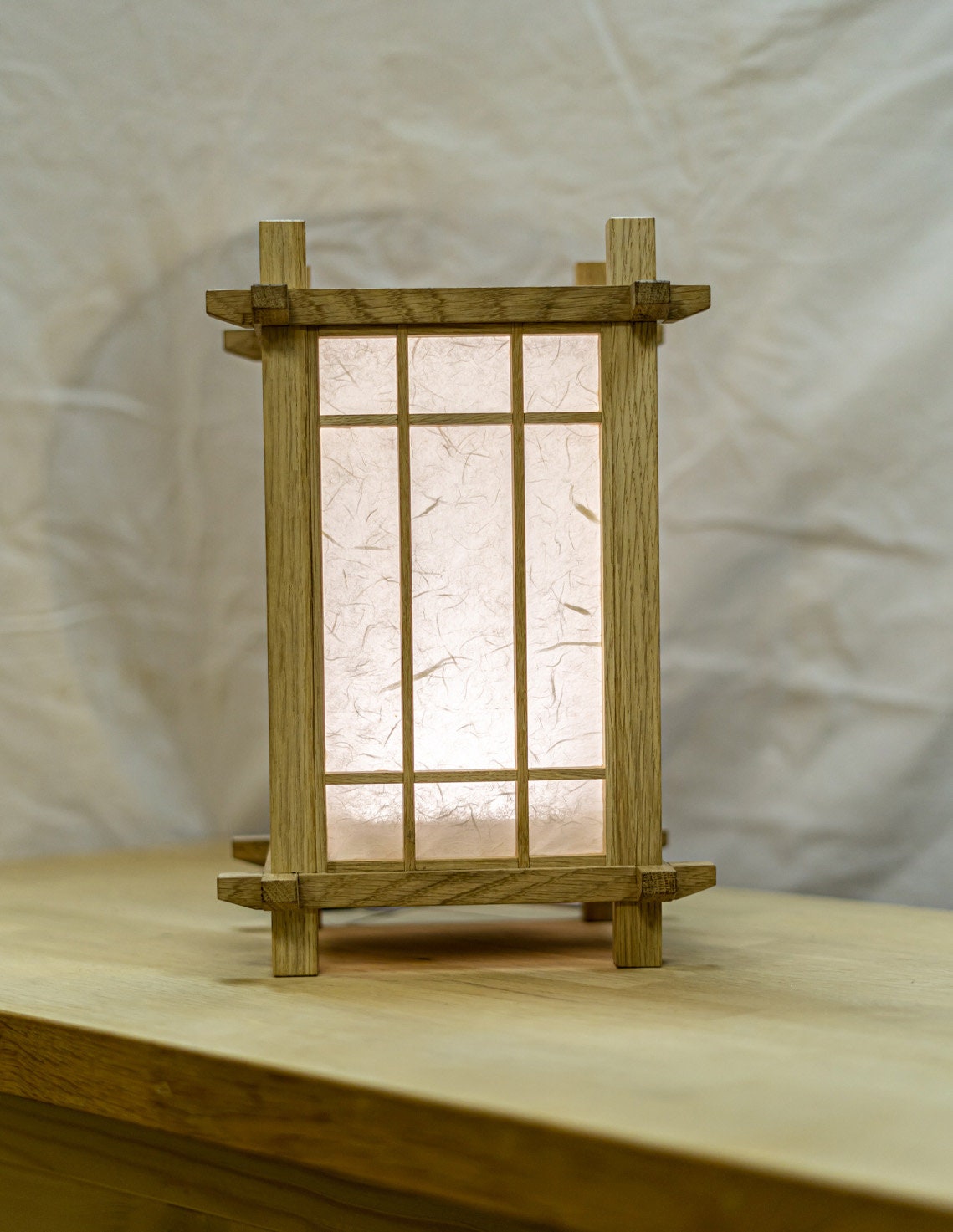 A lamp using shoji paper : r/woodworking